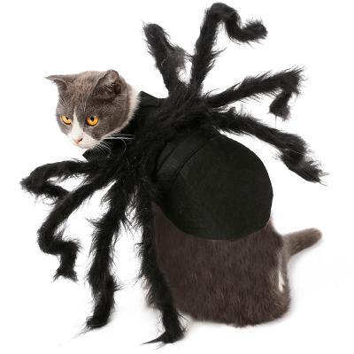 China New Design Fashionable Personality JAY Black Halloween Spider Cloth Large For Small Dog Cat In Stock Pet Products for sale