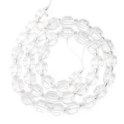 China Fashionable Wholesale White Round Crystal Natural Stone Smooth Loose Beads Gemstone For Jewelry Making for sale