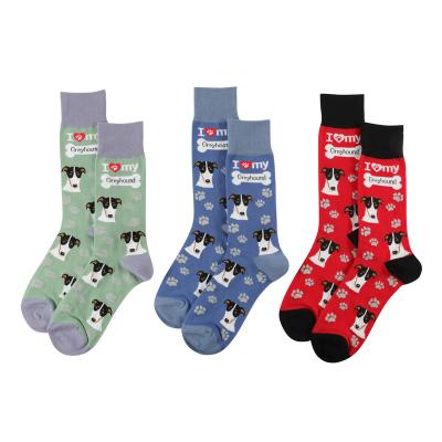 China Breathable Greyhound Socks Cycling Socks Cartoon Unisex Compression Socks for sale