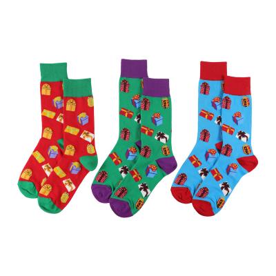 China Breathable Christmas Socks Christmas Pressies Stocking Custom Made Socks Christmas Gifts Unisex Novelty Gifts for sale