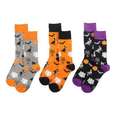 China Breathable Socks Novelty Custom Halloween Gifts Unisex Halloween Sock Stocking Halloween Gifts for sale