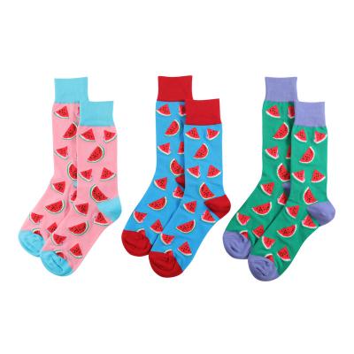 China Watermelon Socks Breathable Cotton Socks Christmas Stocking Sports Unisex Socks for sale