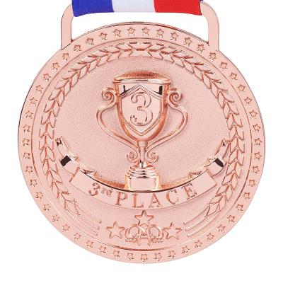 China Europe Wholesale Plastic Medals Kids Gold Metal Winner Awards Gold Medals for sale