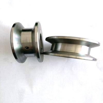 China Hot Sales Alloys Steel/SS/Brass/Al/Steel Aluminum CNC Metal Parts Metal Pulley Bushing Screw for sale