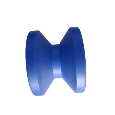 China Other Factory Customized CNC Machine Tool Nylon Plastic Rope U Bearing Walking Pulley for sale