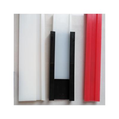 China Other Profile Plastic PE PVC HDPE Extruded Strip Custom Extruded Plastic Parts for sale