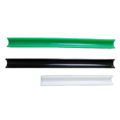 China HDPE Custom Plastic Extrusion UHMWPE Profile Wear Strips Plastic Strip For Industry for sale