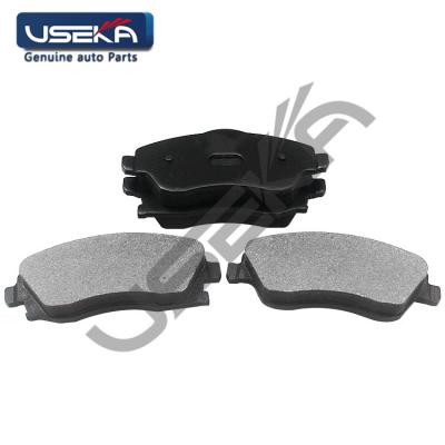 China USEKA OEM 1605081 Rear Auto Brake Pads For Opel Corsa 2005 Standard Size for sale