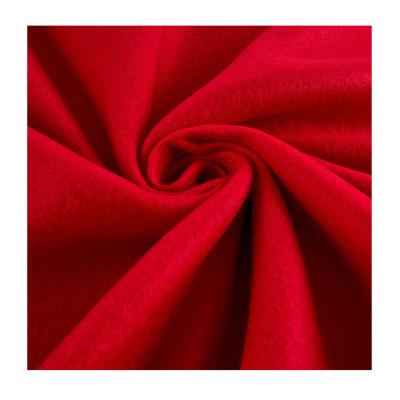 China Anti Pill Custom Knitted 100% Polyester Fleece Fabric 2.5m Roll Burgundy Red Color Super Soft Plush Microfiber Home Textile For Winter for sale