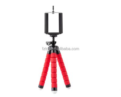 China Boat Adjustable Mini Camera Flexible Sponge Octopus Tripod Mount Free Mount for sale