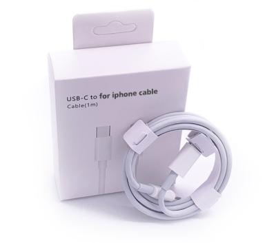 China Original Wholesale 1m 2m Mobile Phone Fast Charging USB C PD 18W 20W Cable 2.1A Charger Cable For iPhone 12 13 for sale