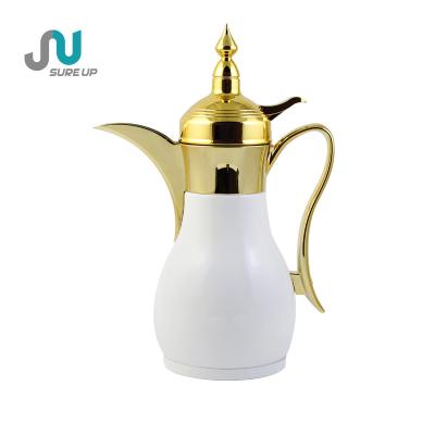 China Double wall traditional arabic thermos jug stainless steel vacuum coffee dallah pot for sale