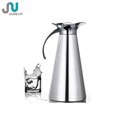 China 2020 New Product Viable Double Wall Stainless Steel Coffee Pot Insulated Servers Decanter Zinc Alloy Handle (JSBH) for sale