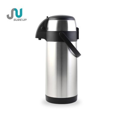 China 4 Liter Sustainable 5 Liter Stainless Steel Vacuum Thermos Insulared Pump Pot for sale