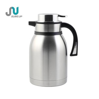 China Viable Arab Coffee Tea Flask Vacuum Flask Stainless Steel Style Medium Style Button Cap for sale