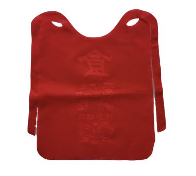 China Custom Printed Cheap White Nonwoven Apron Disposable Adult Bib Disposable Apron Non Woven for sale