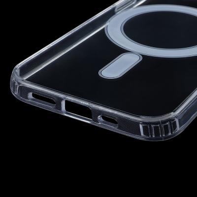 China Custom Clear Lens Shockproof Heat Dissipation Magnetic Shockproof Phone Case Magsafes for sale