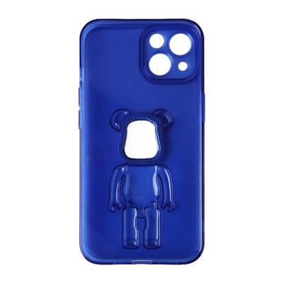 China Shockproof Ultra Thin Shockproof Tpu Cell Phone Cover High Quality 3D Bear Mobile Phone Protective Case for sale