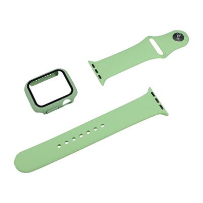 China 2022 Modes Dirt Resistant Silicone Perforated Strap For Apple Watch Band Smart Watch Rubber Strap For Iwatch Band Strap 38 40 41 42 44 45mm for sale