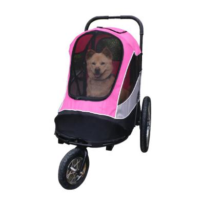 China Durable Comfortable Adjustable 2023 New Design 3 Wheels Breathe Freely Easy Folding Cat Dog Pet Travel Stroller pet Outdoor Trolley for sale