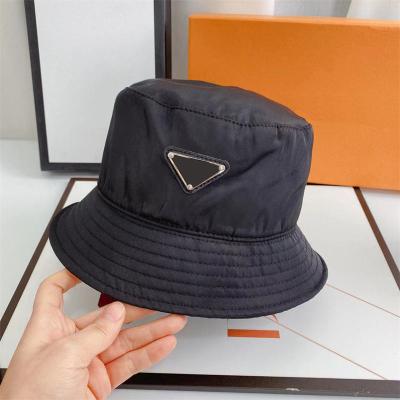 China Bucket Hat Fashion Casual Luxury Brand Designer Hats Mens Womens Travel Beach Triangle Hat for sale