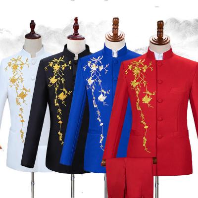 China Parride Embroidered Comic Collar Tunic Chinese Costume for sale