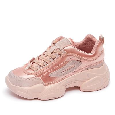 China Ex-factory Healthy Women's Fashion Dad Shoes Single Breathable Anti-odor Price Sports Ladies Retro Shoes for sale