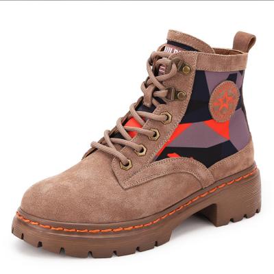 China High Quality Anti-odor Women's Boots Custom Velvet Bottom Upper Boots Fall And Winter Casual Shoes for sale