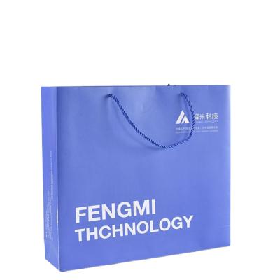 China Recyclable Design Custom New Fashion Personalize Paper Bag Handle Shopping Bag With Own Logo for sale