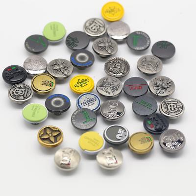 China Viable Wholesale Best Price Custom Buttons For Jeans Metal Jeans Rivet Buttons for sale