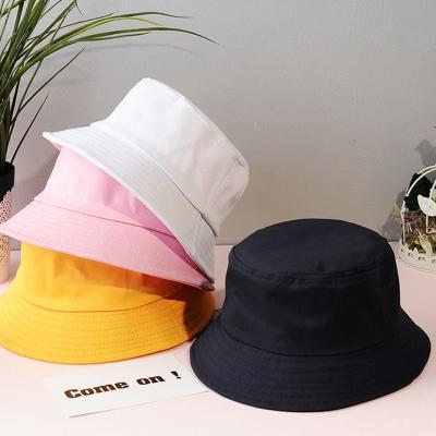 China COMMON Bucket Covers 100% Outdoor Unisex Summer Travel Beach Cotton Packable Bucket Hat Sun Hat For Women Men for sale