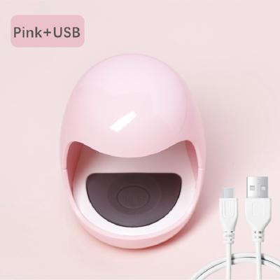 China Nail Art Beauty Mini USB Interface Power Saving Egg Shaped Portable Personal Single Finger UV Led Nail Lamp Quick Dryer for sale