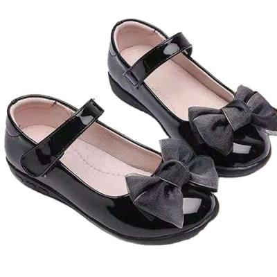 China Round Girls Black Performance Leather Children's New Autumn 2021 New Student Children's Princess Shoes for sale