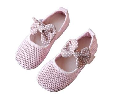 China 2021 Round Baby Shoes Children's Soft Bottom Arch Mesh Breathable Non Slip Princess Shoes for sale