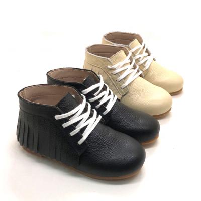 China Round Custom Baby Shoe for Girls and Boys Sneakers Rubber Kids Shape Toddler Genuine Leather Baby Shoes for sale