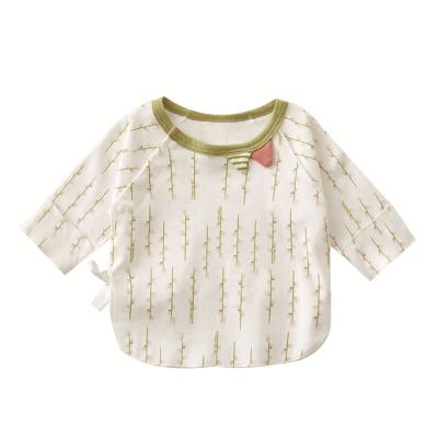 China Breathable Clothes Baby Clothes Half Back Spring and Autumn Cotton Baby Pajamas Round Neck Four Seasons Spot Newborn Clothes for sale