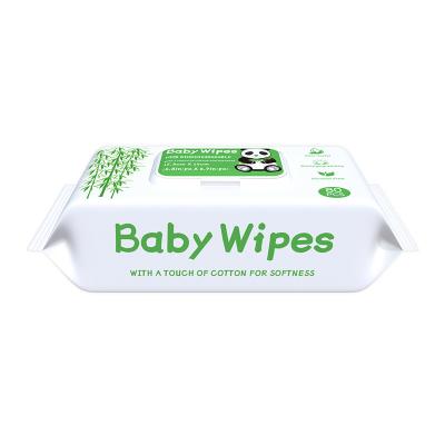 China Best Selling Cleaning With Eco Friendly Wrapping Paper Baby Water Wipes Disposable Bamboo Cloth for sale