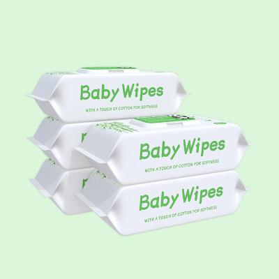 China Hypoallergenic Cleaning And Eco Friendly Unscented Water Disposable Baby Wipes Organic for sale