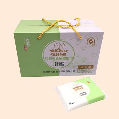 China Comfortable soft touch moisturizing fabric for baby care and gentle skin-friendly for sale