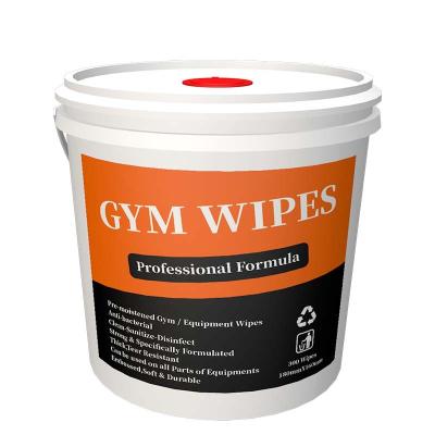 China Cleaning Hamless No Color Yujie Agent Disinfecting Gym Wipes On Sale for sale