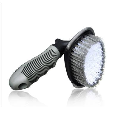 China Heavy Duty Hot Sale Dirt Brush Car Wash Auto Wheel Tires Wheel Rims Cleaning Brush Car Wash Brush for sale