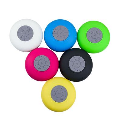 China Blue Mini Subwoofer Speaker Wireless Portable Bath Suction Cup Waterproof Speaker Outdoor Tooth Speaker for sale