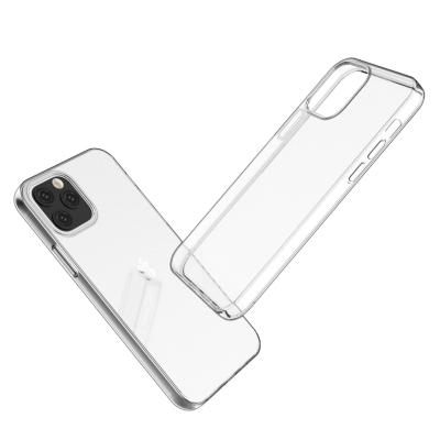 China High Quality Glossy Clear Soft Dirt Resistant TPU Silicone Back Cover Case For iPhone 12 Pro Max for sale