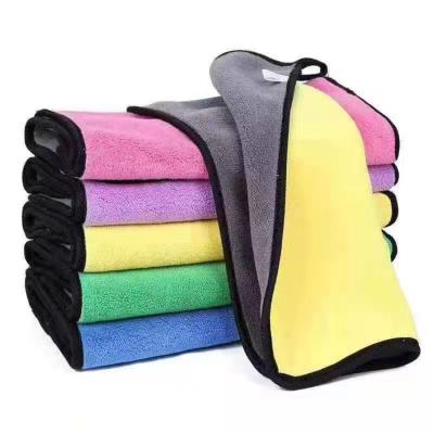 China Custom Logo Microfiber Towel Car Microfiber Cloths Cleaning Microfiber Towels Viable Towel Car Wash Station for sale