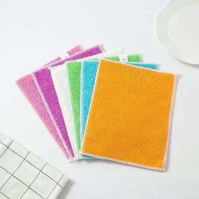 China Sustainable Kitchen Dish Cleaning Cloth Kitchen Towel Bamboo Kitchen Towels Custom Dish Towels for sale