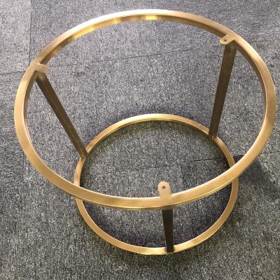 China Wholesale Cheap Price modern furniture hotel throne metal wire stainless steel dining unfinished chair frame for upholstery for sale