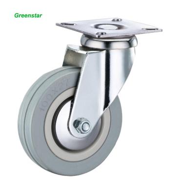 China 2 Inch Small Nylon Tenon Plate Replacement Wheel Greenstar Caster with Top Plate for sale