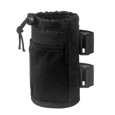 China Nylon Fabric Promotion Gym Sleeve Water Bottle Stand Up Pouch Water Bottle Pouch for sale