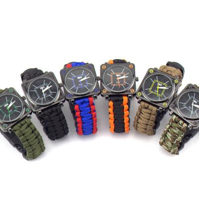 China Outdoor Camping Hiking Travel Men's Gift Survival Military Watch Band, Outdoor Fashion Watch, Camping Tactical Watch for sale