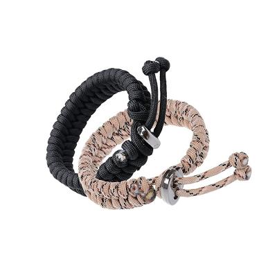 China Paracord beads survival multifunctional handmade adjustable bracelet, bulk paracord bracelets for sale